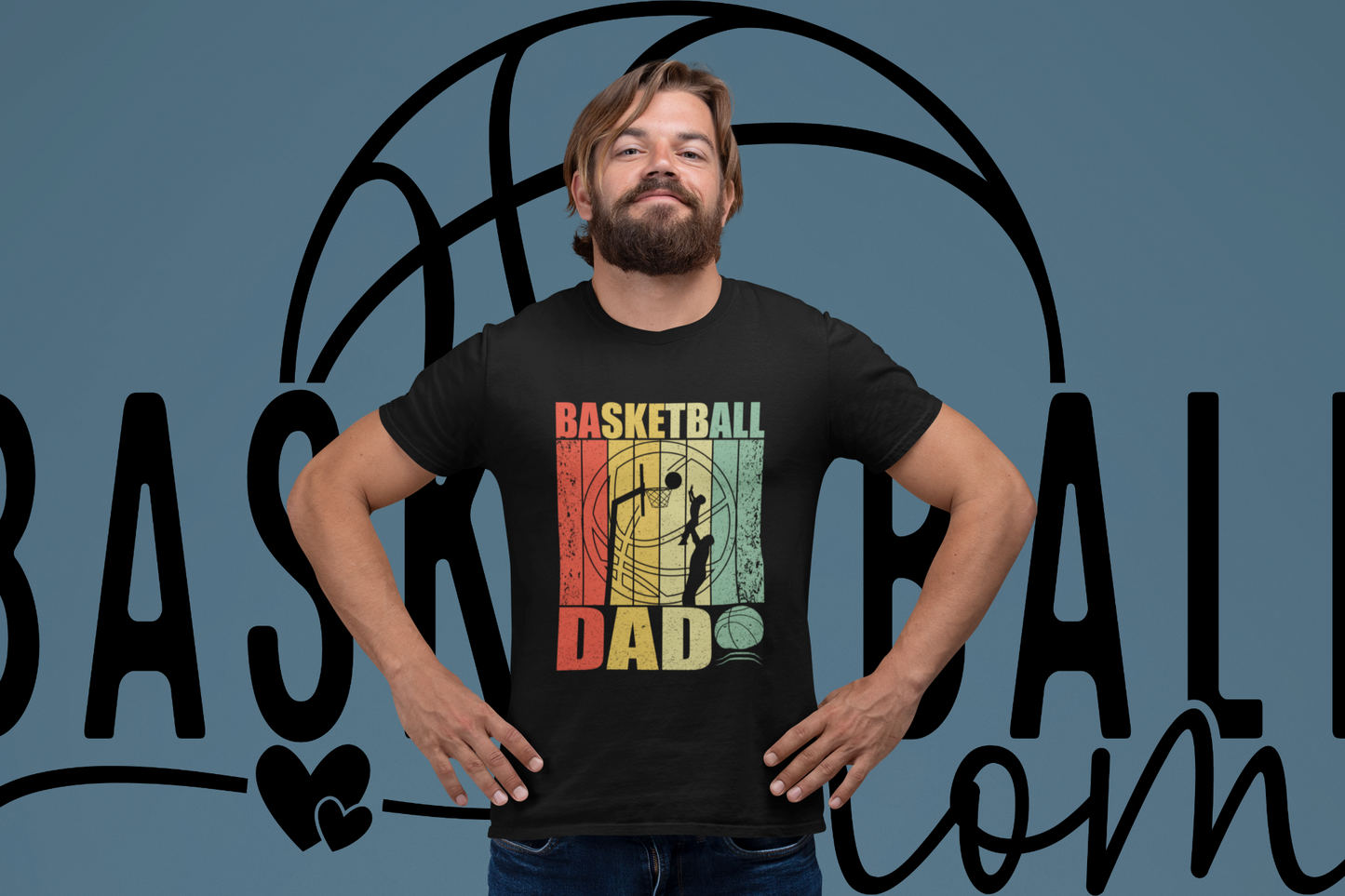 Heavy Luxury Roundneck Shirt – Basketball Dad